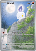 Litwick 101/086 WHT - Illustration Rare - White Flare - Near Mint Pokemon Card