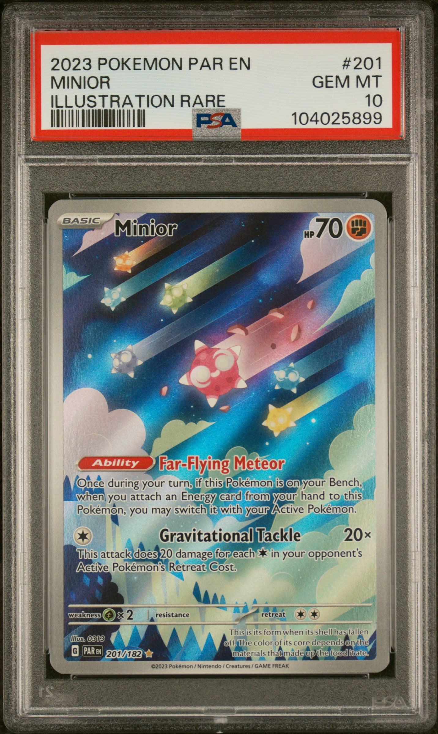 Minior PSA 10 Front - Paradox Rift