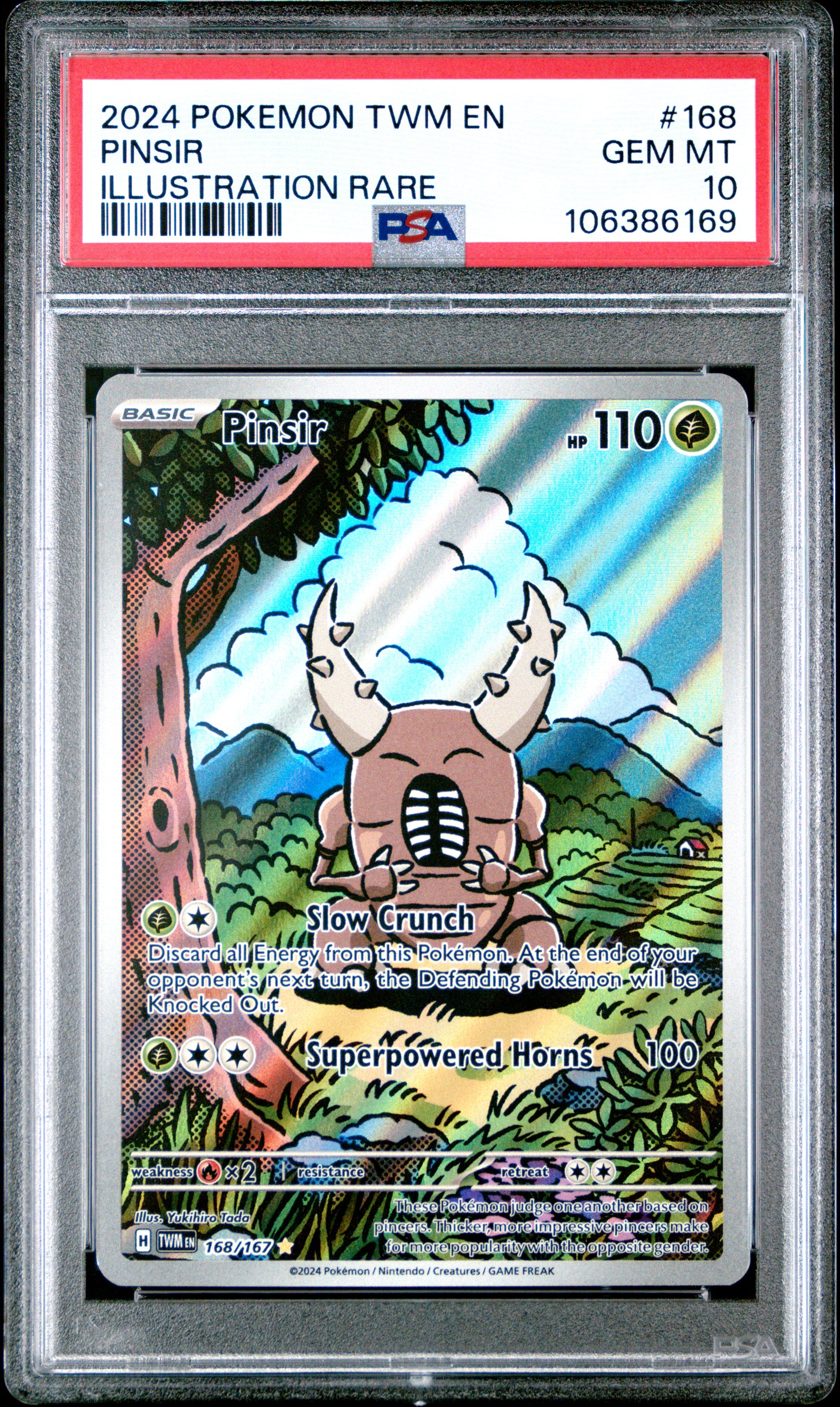 Pinsir PSA 10 Front - Twilight Masquerade