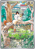 Meowth 106/094 - Illustration Rare - Phantasmal Flames - Near Mint Pokemon Card