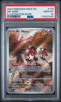 Mr. Mime PSA 10 - MEW EN-151 - Cert 110022426 Front