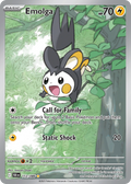 Emolga 112/086 BLK - Illustration Rare - Black Bolt - Near Mint Pokemon Card