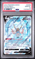 Zacian V PSA 10 - Crown Zenith - Cert 116760016 Front