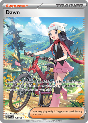 Dawn 129/094 - Special Illustration Rare - Phantasmal Flames - Near Mint Pokemon Card