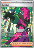 Atticus 133/131 - Full Art - Prismatic Evolutions - Near Mint Pokemon Card