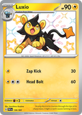 Luxio 136/091 - Shiny Rare - Paldean Fates - Near Mint Pokemon Card