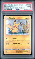 Pikachu PSA 9 - SM Black Star Promo - Cert 140902971 Front
