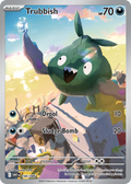 Trubbish 140/086 WHT - Illustration Rare - White Flare - Near Mint Pokemon Card