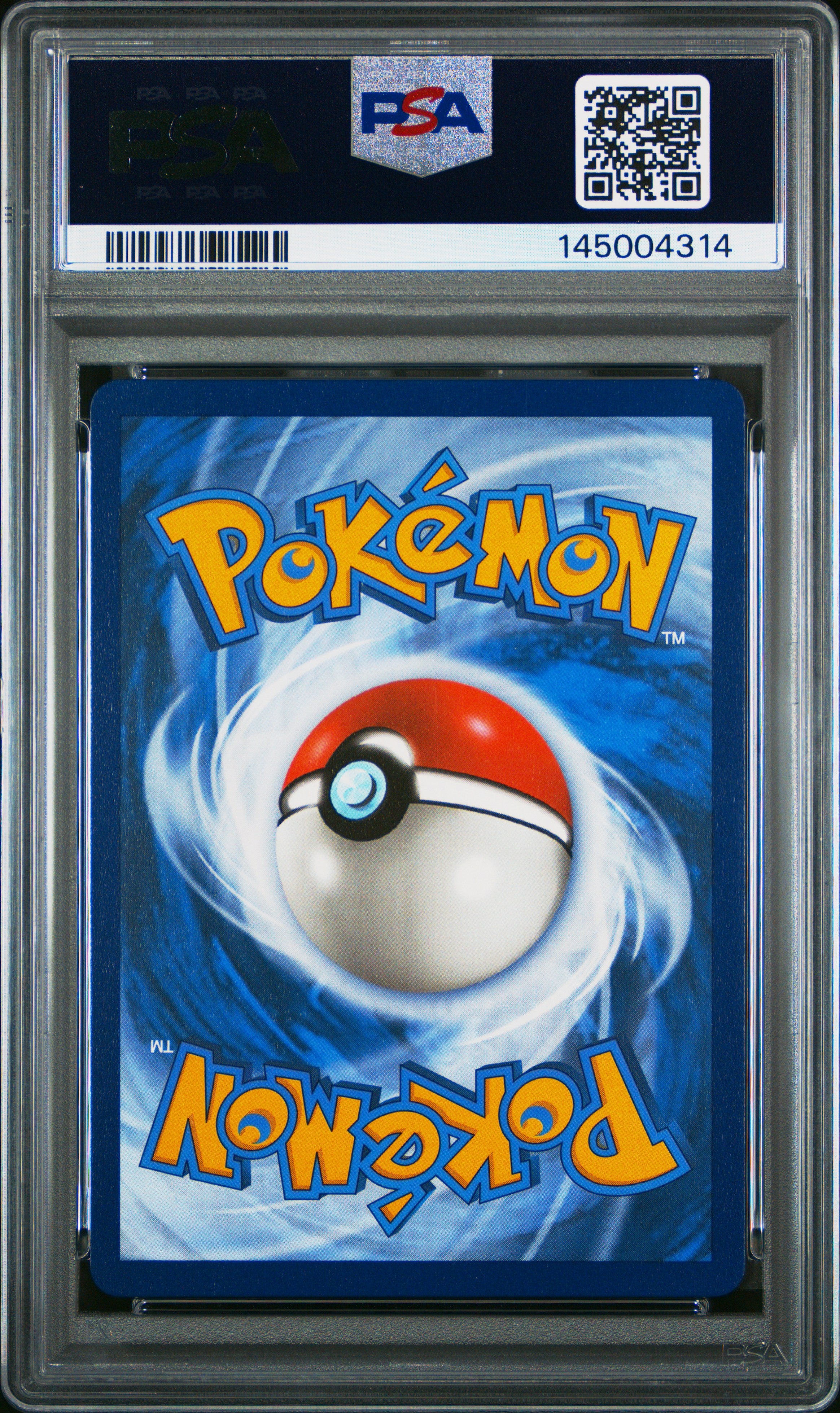 Ethan's Ho-oh ex PSA 9 Back - Destined Rivals