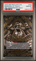 Marshall D Teach Gold PSA 10 Front - Op12-Legacy Of The Master