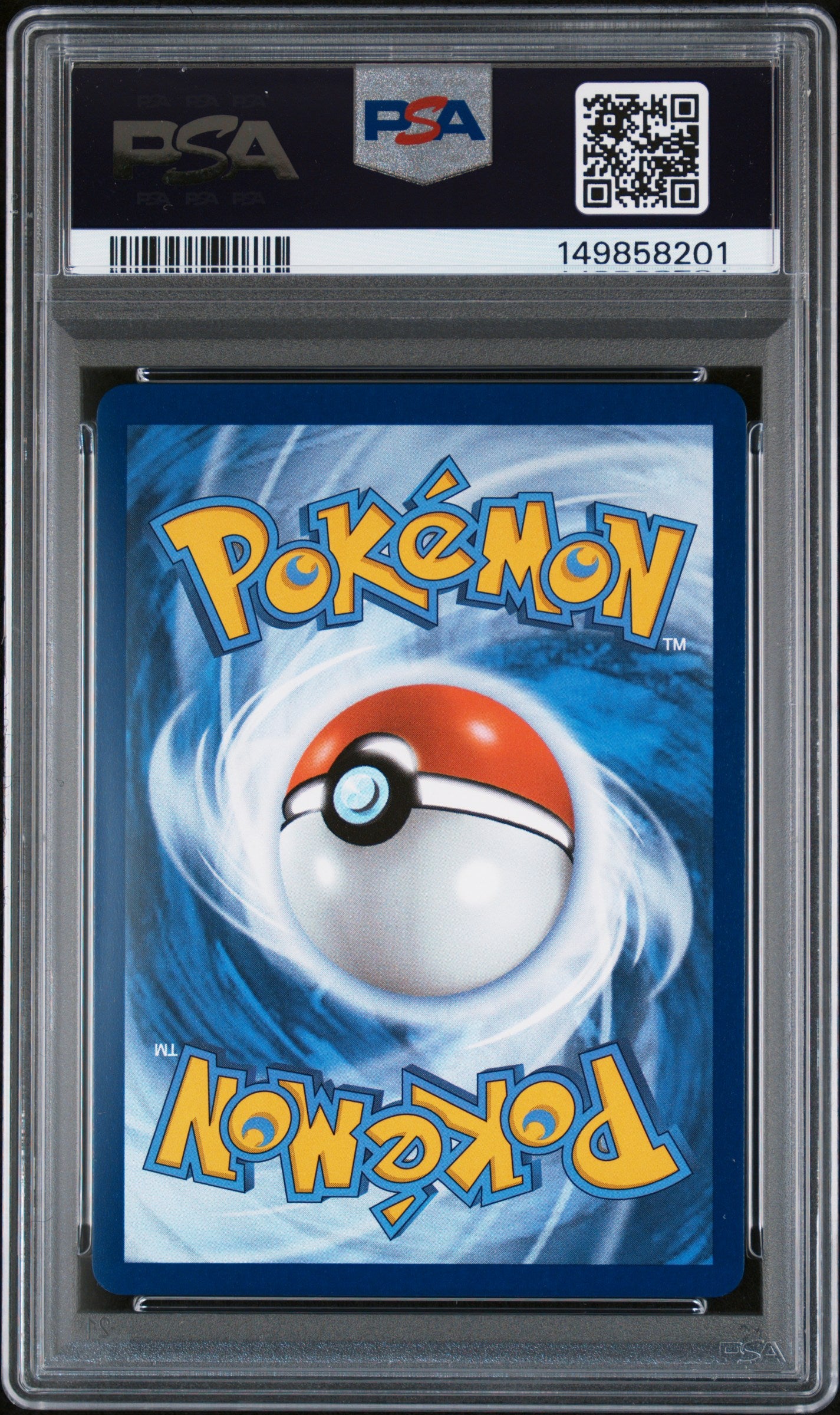 Reshiram Ex PSA 10 Back - White Flare