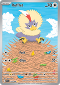Rufflet 154/086 BLK - Illustration Rare - Black Bolt - Near Mint Pokemon Card