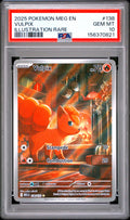 Vulpix PSA 10 - Mega Evolution - Cert 156370821 Front
