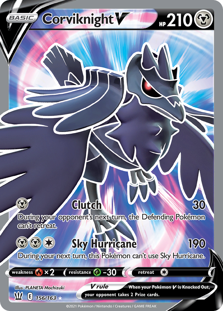 Corviknight V 156/173 - Battle Styles - Near Mint Pokemon Card