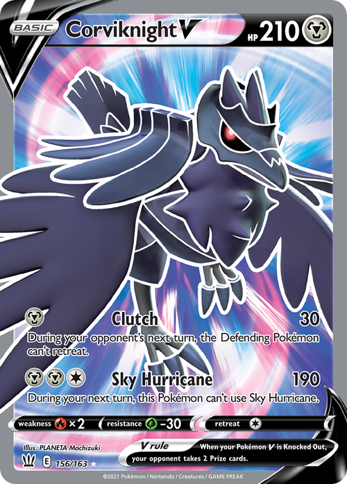 Corviknight V 156/173 - Battle Styles - Near Mint Pokemon Card