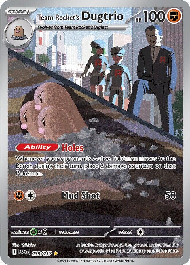 Team Rocket's Dugtrio | Ascended Heroes | Illustration Rare