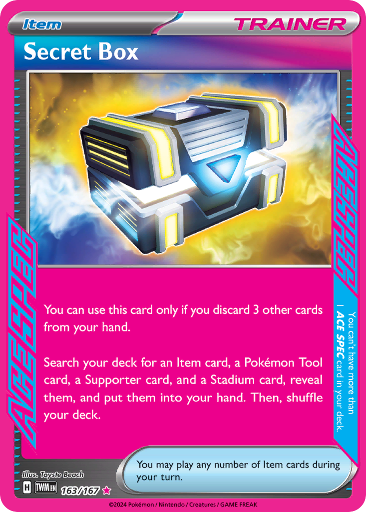 Secret Box 163/167 - ACE Spec - Twilight Masquerade - Near Mint Pokemon Card