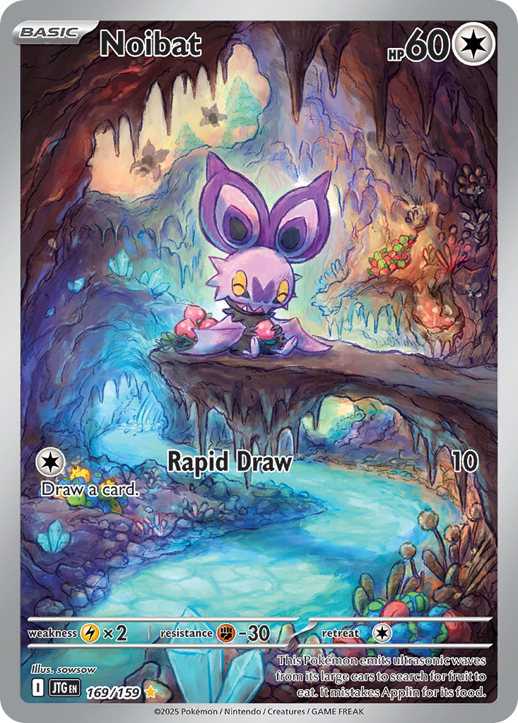 Noibat 169/159 - Illustration Rare - Journey Together - Near Mint Pokemon Card