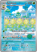 Sunflora 169/167 - Illustration Rare - Twilight Masquerade - Near Mint Pokemon Card