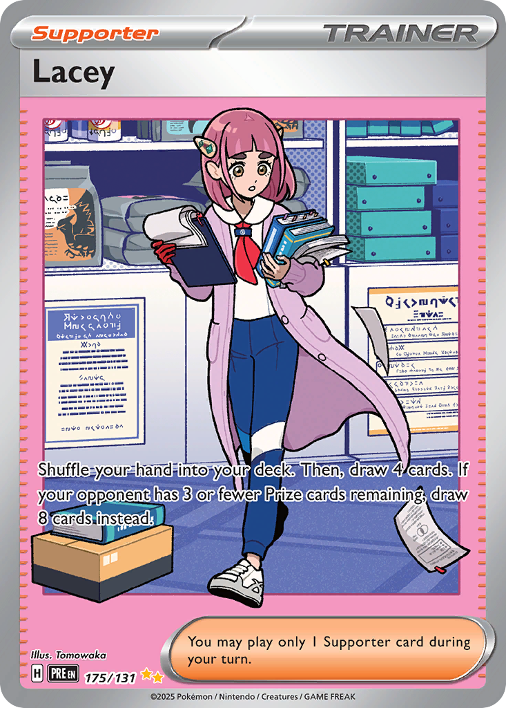 Lacey 175/131 - Special Illustration Rare - Prismatic Evolutions - Near Mint Pokemon Card
