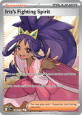 Iris's Fighting Spirit 180/159 - Full Art - Journey Together - Near Mint Pokemon Card