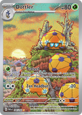 Dottler 184/182 - Illustration Rare - Paradox Rift - Near Mint Pokemon Card