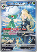 Cynthia's Roserade 184/182 - Illustration Rare - Destined Rivals - Near Mint Pokemon Card