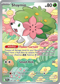Shaymin 185/182 - Illustration Rare - Destined Rivals - Near Mint Pokemon Card