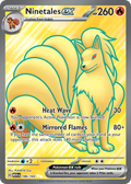 Ninetales ex 186/165 - Full Art - S&V 151 - Near Mint Pokemon Card