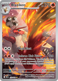 Blaziken 192/182 - Illustration Rare - Destined Rivals - Near Mint Pokemon Card