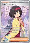 Erika's Invitation 196/165 - Full Art - S&V 151 - Near Mint Pokemon Card