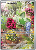 Sprigatito 196/193 - Illustration Rare - Paldea Evolved - Near Mint Pokemon Card