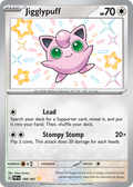 Jigglypuff 198/091 - Shiny Rare - Paldean Fates - Near Mint Pokemon Card