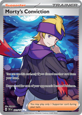 Morty's Conviction 201/162 - Full Art - Temporal Forces - Near Mint Pokemon Card