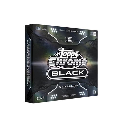 2026 Topps Chrome Black Baseball Hobby Box English - QollectorAU