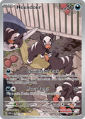 Houndour 204/197 - Illustration Rare - Obsidian Flames - Near Mint Pokemon Card