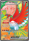 Ethan's Ho-Oh Ex 209/182 - Full Art - Destined Rivals - Near Mint Pokemon Card
