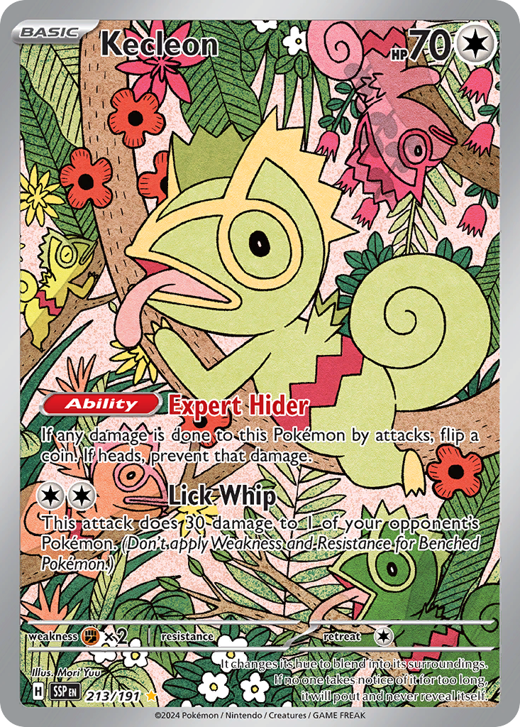 Kecleon 213/191 - Illustration Rare - Surging Sparks - Near Mint Pokemon Card