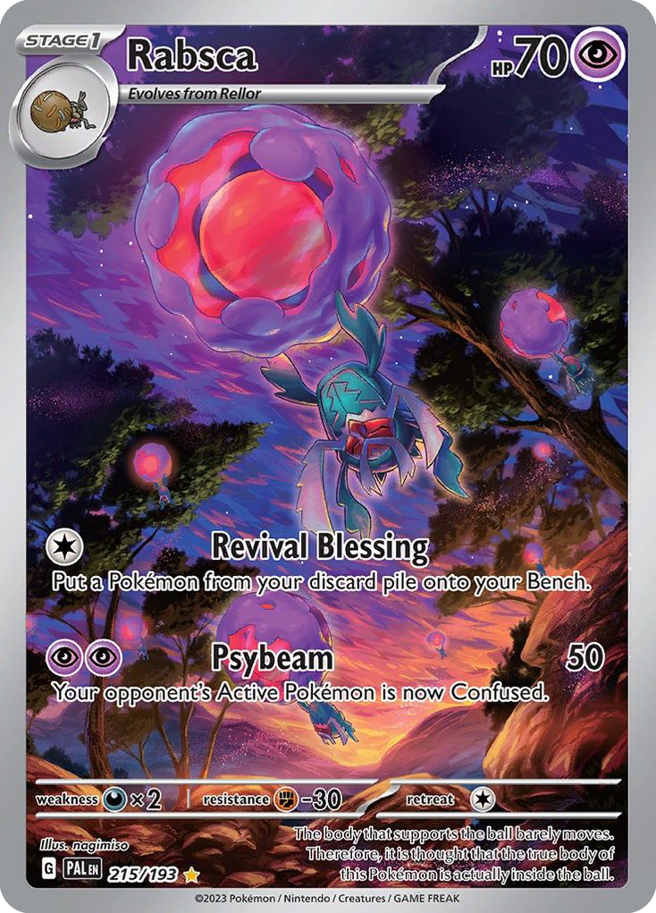 Rabsca 215/193 - Illustration Rare - Paldea Evolved - Near Mint Pokemon Card