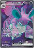 Team Rocket's Nidoking Ex 216/182 - Full Art - Destined Rivals - Near Mint Pokemon Card