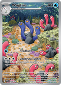 Wugtrio 224/091 - Illustration Rare - Paldean Fates - Near Mint Pokemon Card