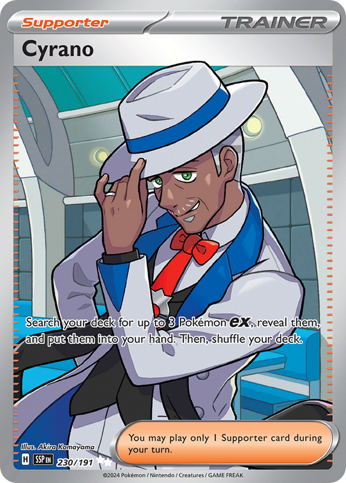 Cyrano 230/191 - Full Art - Surging Sparks - Near Mint Pokemon Card