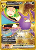 Team Rocket's Crobat Ex 242/182 - Gold Rare - Destined Rivals - Near Mint Pokemon Card