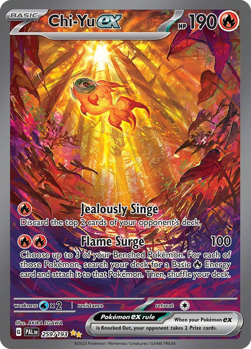 Chi-Yu ex 259/193 - Special Illustration Rare - Paldea Evolved - Near Mint Pokemon Card