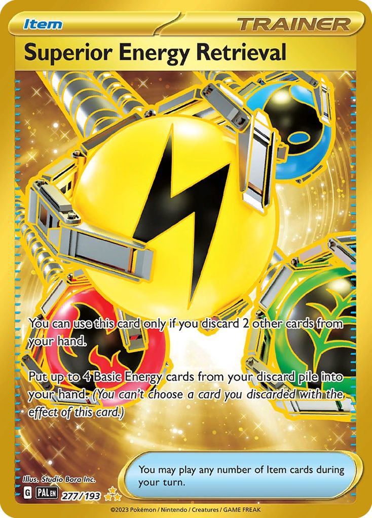 Superior Energy Retrieval 277/193 - Hyper Rare - Paldea Evolved - Near Mint Pokemon Card