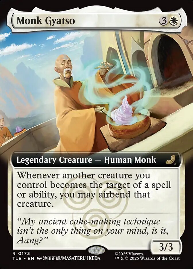 Monk Gyatso TLE-173 - Extended Art - Avatar: The Last Airbender Eternal - Near Mint Magic: The Gathering Card