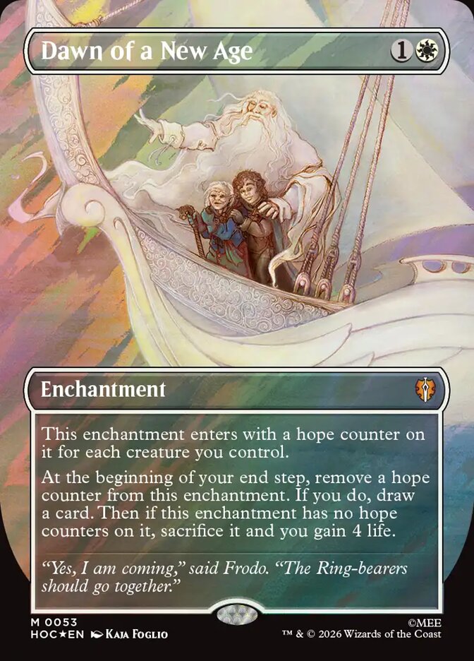 Dawn of a New Age HOC-053 - Surge Foil - The Hobbit Commander - Near Mint Magic: The Gathering Card