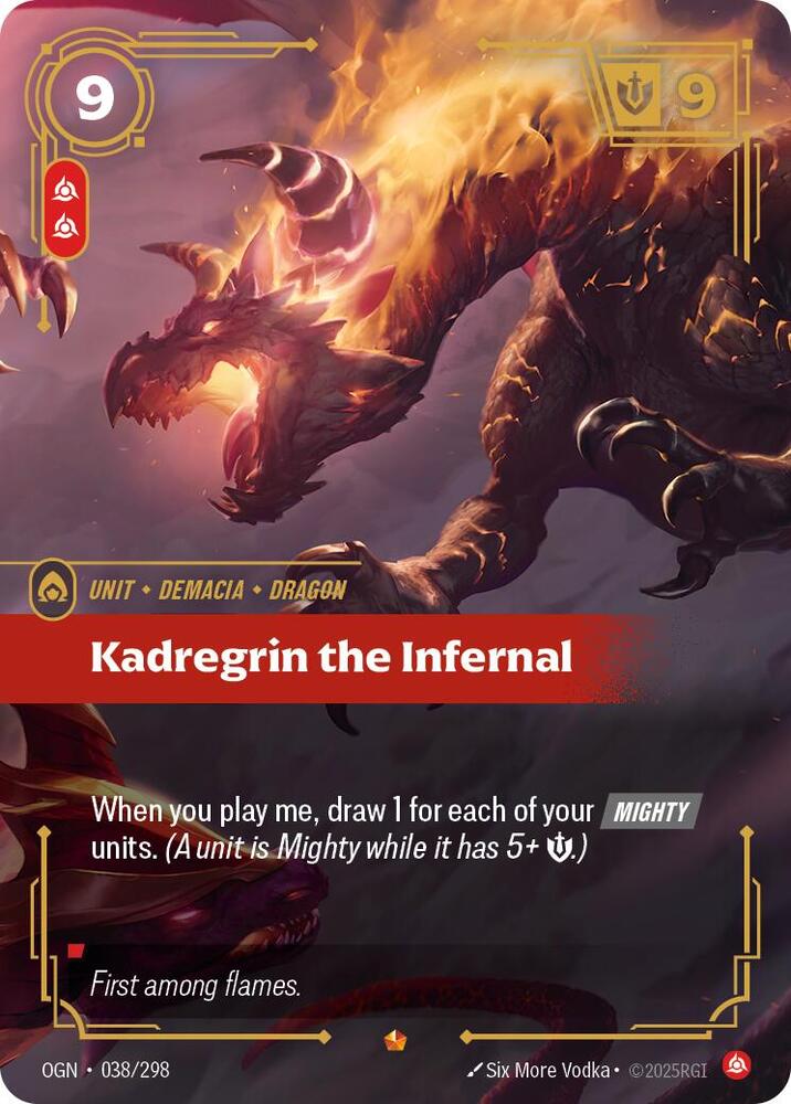 Kadregrin the Infernal OGN-038 - Epic - Origins - Near Mint Riftbound Card