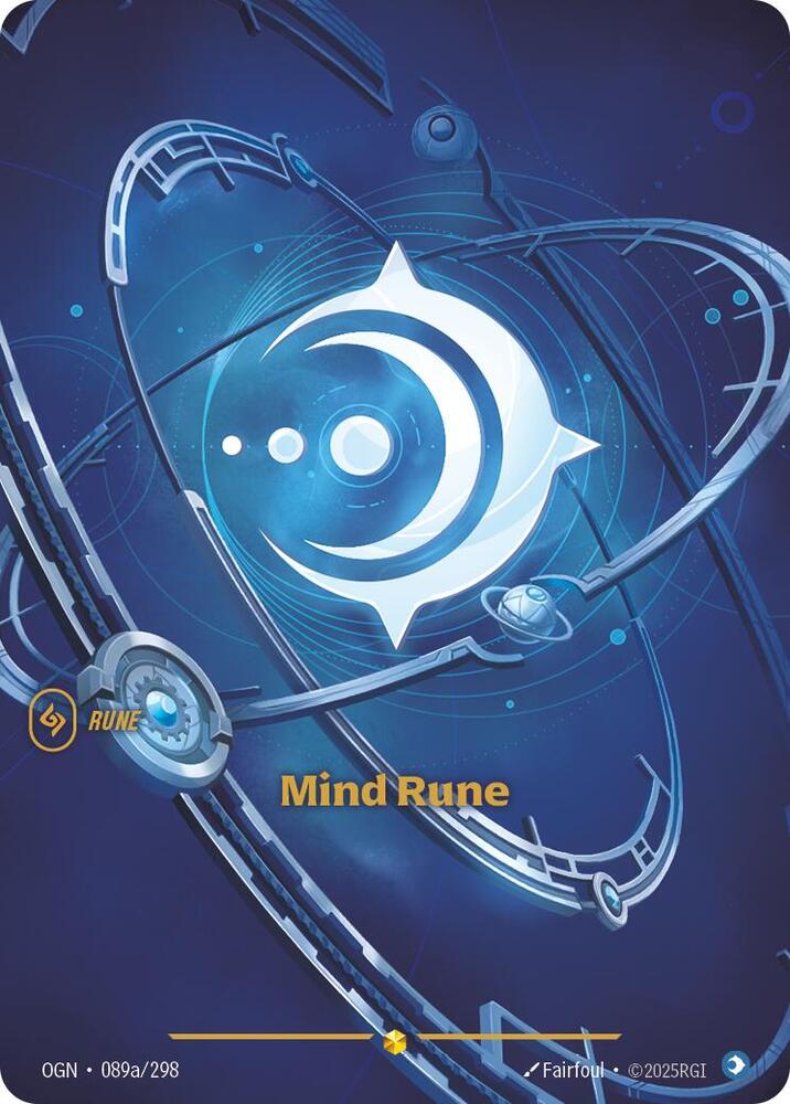 Mind Rune OGN-089A - Showcase - Origins - Near Mint Riftbound Card