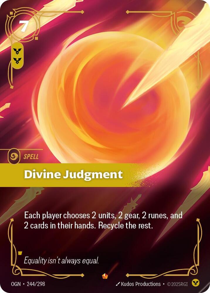 Divine Judgment OGN-244 - Epic - Origins - Near Mint Riftbound Card